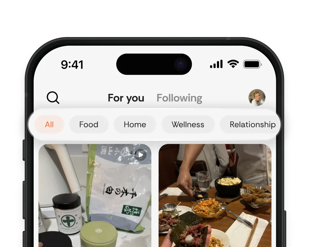 The  app — You're in control