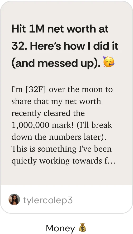 A Gist post - Money