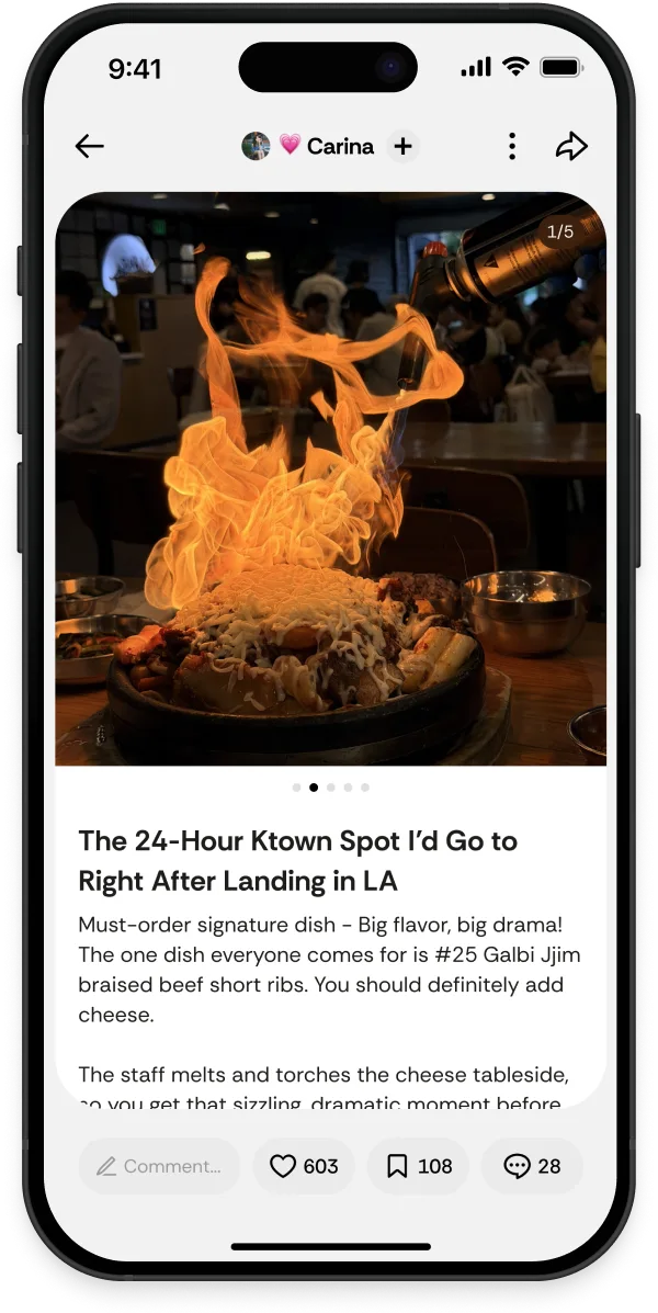 The  app — Get real